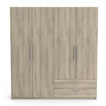 Drehtürenschrank >GLORY2< in Kronberg Eiche - 178,1x191,5x51,4cm (BxHxT)