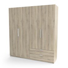Drehtürenschrank >GLORY2< in Kronberg Eiche - 178,1x191,5x51,4cm (BxHxT)