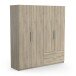 Drehtürenschrank >GLORY2< in Kronberg Eiche - 178,1x191,5x51,4cm (BxHxT)
