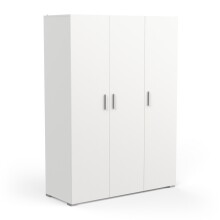 Drehtürenschrank >IZZY< in Matt weiß -...