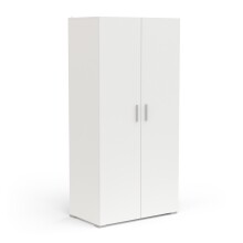 Drehtürenschrank >IZZY< in Matt weiß - 90,3x188,2x51,7cm (BxHxT)