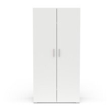 Drehtürenschrank >IZZY< in Matt weiß - 90,3x188,2x51,7cm (BxHxT)