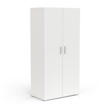 Drehtürenschrank >IZZY< in Matt weiß -...