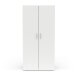Drehtürenschrank >IZZY< in Matt weiß - 90,3x188,2x51,7cm (BxHxT)