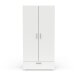 Drehtürenschrank >IZZY< in Matt weiß - 90,3x188,2x51,7cm (BxHxT)
