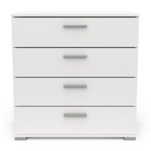 Schubkastenkommode >IZZY< in Matt weiß - 79,7x85,1x419cm (BxHxT)