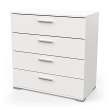 Schubkastenkommode >IZZY< in Matt weiß - 79,7x85,1x419cm (BxHxT)