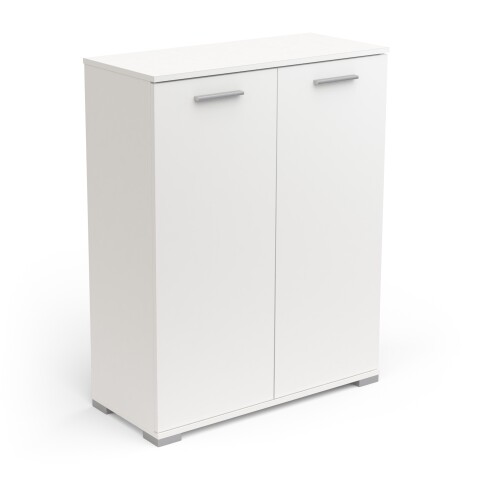 Kommode >IZZY< in Matt weiß - 79,7x104,2x35,1cm (BxHxT)