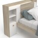 Stauraumbett >LIFE< in Kronberg Eiche - 226,9x90,5x124,5cm (BxHxT)