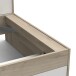 Stauraumbett >LIFE< in Kronberg Eiche - 229,4x87,7x119,2cm (BxHxT)