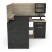 Eckschreibtisch >MALICIA< in Kronberg Eiche - 121,5x119,6x116,2cm (BxHxT)