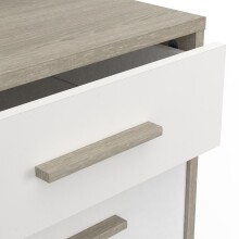 Eckschreibtisch >MALICIA< in Kronberg Eiche - 121,5x119,6x116,2cm (BxHxT)