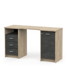 Schreibtisch >MAO< in Eiche royal - 132,2x73,9x48,4cm (BxHxT)