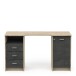 Schreibtisch >MAO< in Eiche royal - 132,2x73,9x48,4cm (BxHxT)