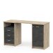 Schreibtisch >MAO< in Eiche royal - 132,2x73,9x48,4cm (BxHxT)