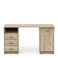 Schreibtisch >MAO< in Eiche royal - 132,2x73,9x48,4cm (BxHxT)