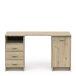 Schreibtisch >MAO< in Eiche royal - 132,2x73,9x48,4cm (BxHxT)