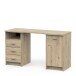 Schreibtisch >MAO< in Eiche royal - 132,2x73,9x48,4cm (BxHxT)