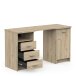 Schreibtisch >MAO< in Eiche royal - 132,2x73,9x48,4cm (BxHxT)