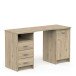 Schreibtisch >MAO< in Eiche royal - 132,2x73,9x48,4cm (BxHxT)