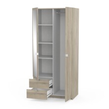 Drehtürenschrank >MELLIE2< in Kronberg Eiche - 88,9x191,5x51,4cm (BxHxT)