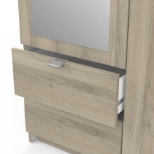 Drehtürenschrank >MELLIE2< in Kronberg Eiche - 88,9x191,5x51,4cm (BxHxT)