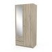 Drehtürenschrank >MELLIE2< in Kronberg Eiche - 88,9x191,5x51,4cm (BxHxT)