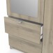 Drehtürenschrank >MELLIE2< in Kronberg Eiche - 88,9x191,5x51,4cm (BxHxT)
