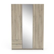 Drehtürenschrank >MELLIE2< in Kronberg Eiche - 133,5x191,5x51,4cm (BxHxT)