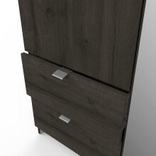 Drehtürenschrank >MELLIE2< in Eiche Waterford - 178,1x191,5x51,4cm (BxHxT)