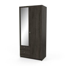 Drehtürenschrank >MELLIE2< in Eiche Waterford - 88,9x191,5x51,4cm (BxHxT)