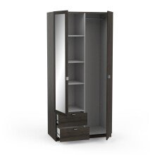 Drehtürenschrank >MELLIE2< in Eiche Waterford - 88,9x191,5x51,4cm (BxHxT)