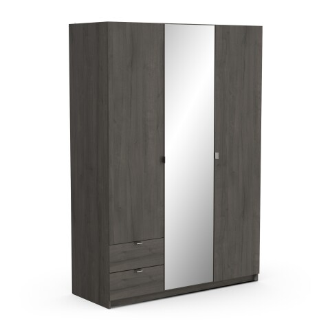 Drehtürenschrank >MELLIE2< in Eiche Waterford - 133,5x191,5x51,4cm (BxHxT)