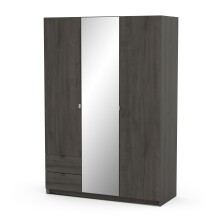 Drehtürenschrank >MELLIE2< in Eiche Waterford - 133,5x191,5x51,4cm (BxHxT)