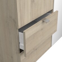 Kleiderschrank >MELLIE2< in Kronberg Eiche - 178,1x191,5x51,4cm (BxHxT)