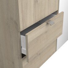 Kleiderschrank >MELLIE2< in Kronberg Eiche - 178,1x191,5x51,4cm (BxHxT)