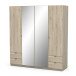Kleiderschrank >MELLIE2< in Kronberg Eiche - 178,1x191,5x51,4cm (BxHxT)
