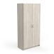 Mehrzweckschrank >MULTIFONC< in Shannon Eiche - 79,7x169,5x41,4cm (BxHxT)