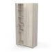 Mehrzweckschrank >MULTIFONC< in Shannon Eiche - 79,7x169,5x41,4cm (BxHxT)
