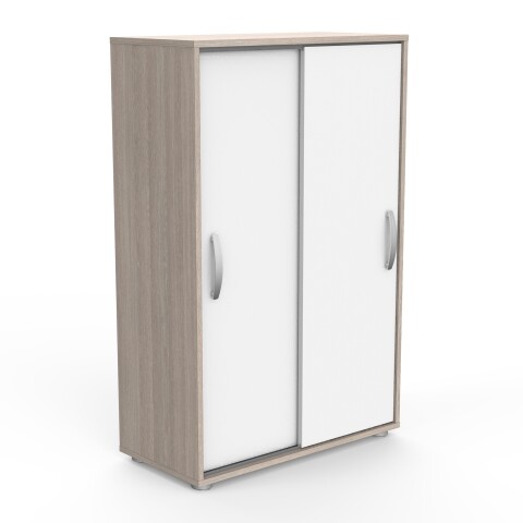 Wäscheschrank >NANO< in Shannon Eiche - 68x105,6x32,9cm (BxHxT)