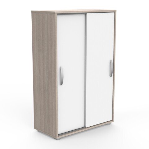 Wäscheschrank >NANO< in Shannon Eiche - 68x105,6x32,9cm (BxHxT)