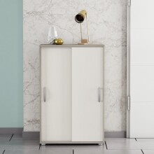 Wäscheschrank >NANO< in Shannon Eiche - 68x105,6x32,9cm (BxHxT)