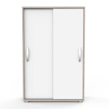 Wäscheschrank >NANO< in Shannon Eiche - 68x105,6x32,9cm (BxHxT)