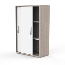 Wäscheschrank >NANO< in Shannon Eiche - 68x105,6x32,9cm (BxHxT)