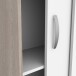 Wäscheschrank >NANO< in Shannon Eiche - 68x105,6x32,9cm (BxHxT)