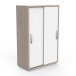 Wäscheschrank >NANO< in Shannon Eiche - 68x105,6x32,9cm (BxHxT)