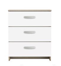 Schubkastenkommode >NANO< in Shannon Eiche - 60,5x71,7x29,4cm (BxHxT)