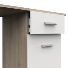 Schreibtisch >OSIRIS< in Kronberg Eiche - 108,4x75x44,8cm (BxHxT)
