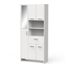 Mehrzweckschrank >CORALIE 3< in Matt weiß -...