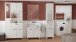 Mehrzweckschrank >CORALIE 3< in Matt weiß - 83,4x184,9x32,8cm (BxHxT)